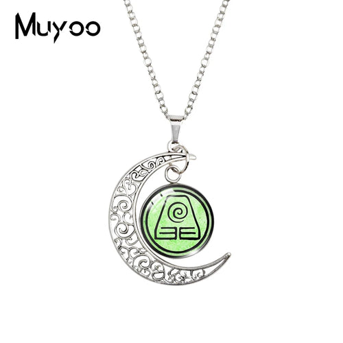 Avatar: The Last Airbender Moon Necklace – Glass Dome Pendant
