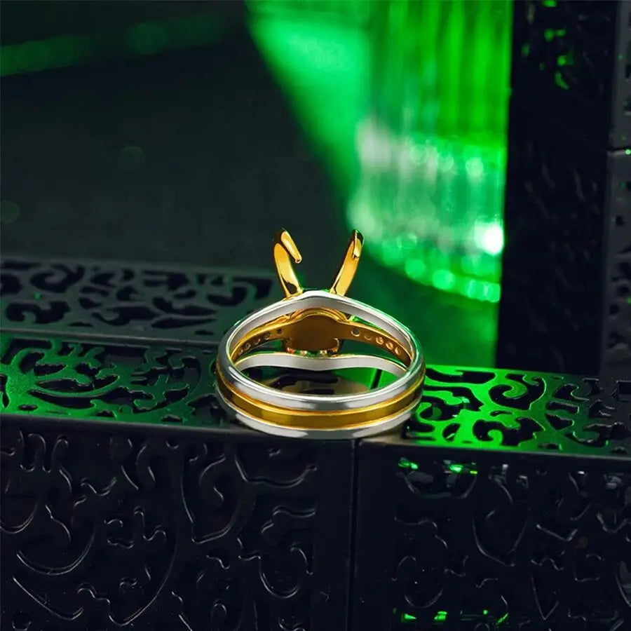 Loki Helmet Ring – Marvel Avengers Unisex Superhero Statement Jewelry