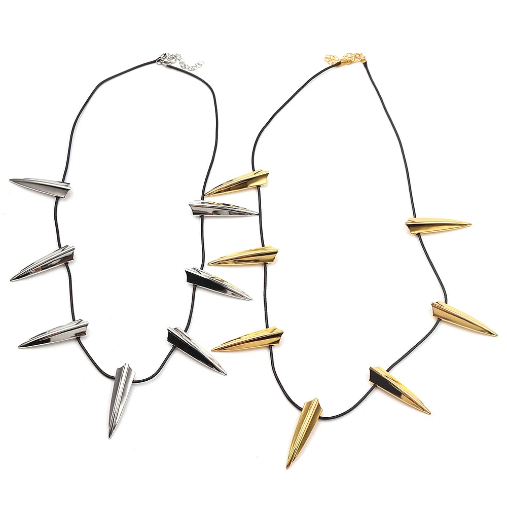Black Panther Necklace – Minimalist Superhero Pendant for Men