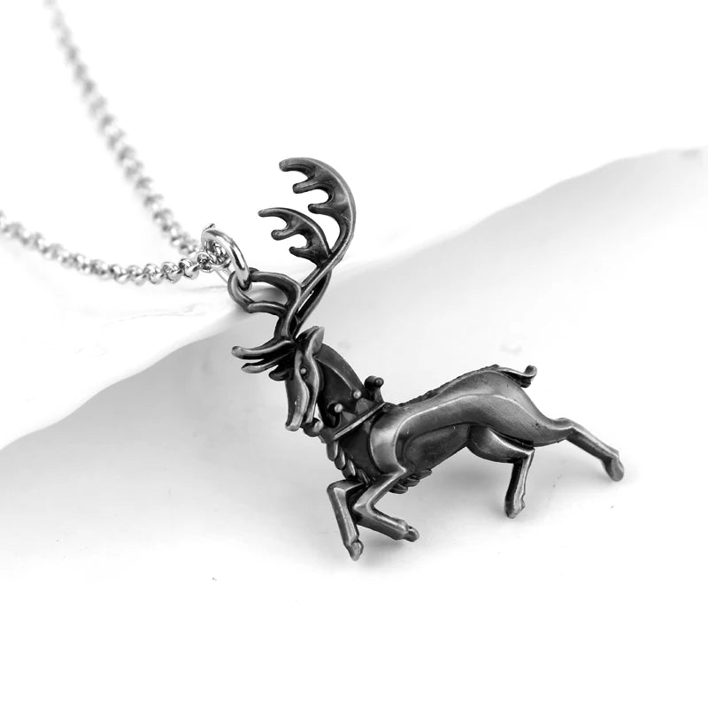 Game of Thrones House Stark Wolf Keychain – “Winter Is Coming” 3D Pendant