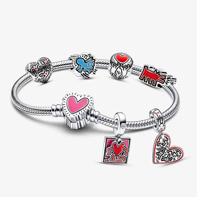 Marvel Avengers Charm Bracelet – Captain America, Iron Man, Thor & Hulk