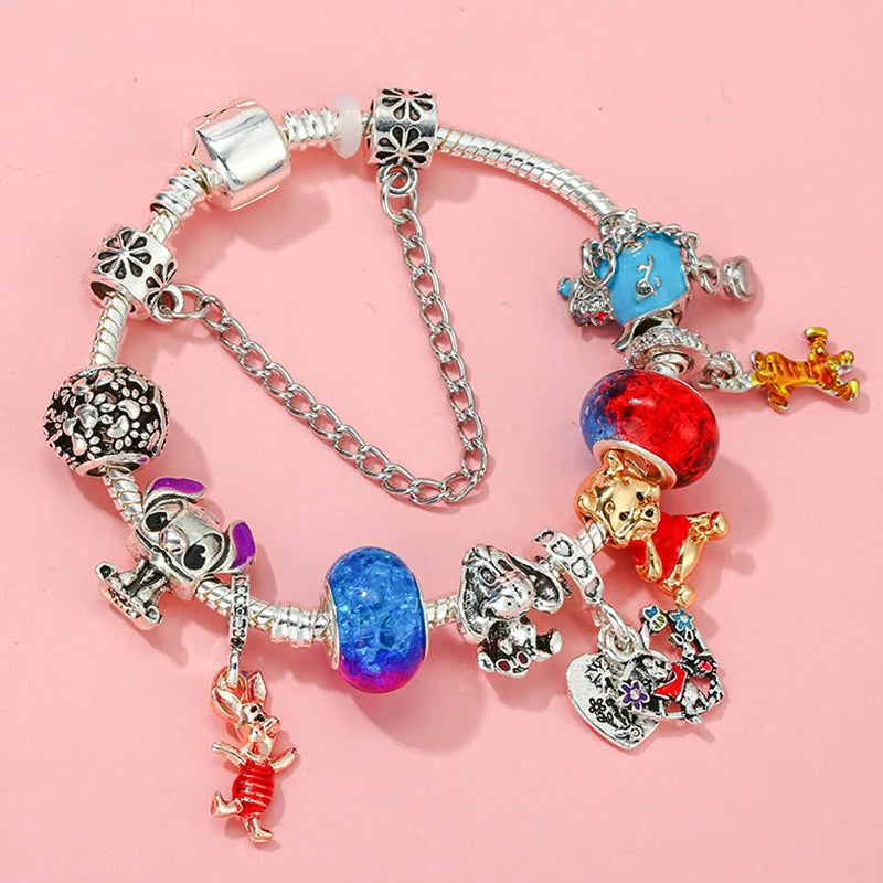 Marvel Avengers Charm Bracelet – Captain America, Iron Man, Thor & Hulk