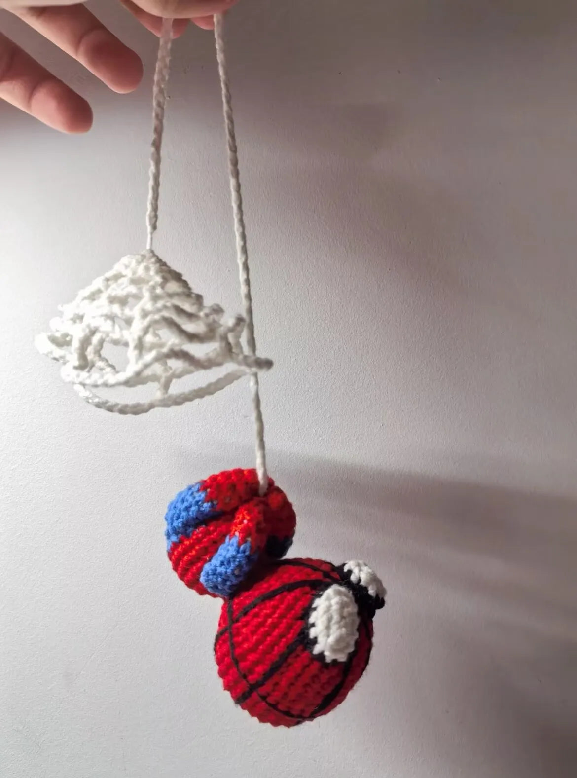 Spider-Man & Venom Crochet Plush Keychain – Handmade Backpack Charm
