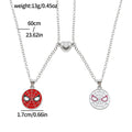 Spider-Man Couple Necklace Set – 2-Piece Marvel Pendant Jewelry