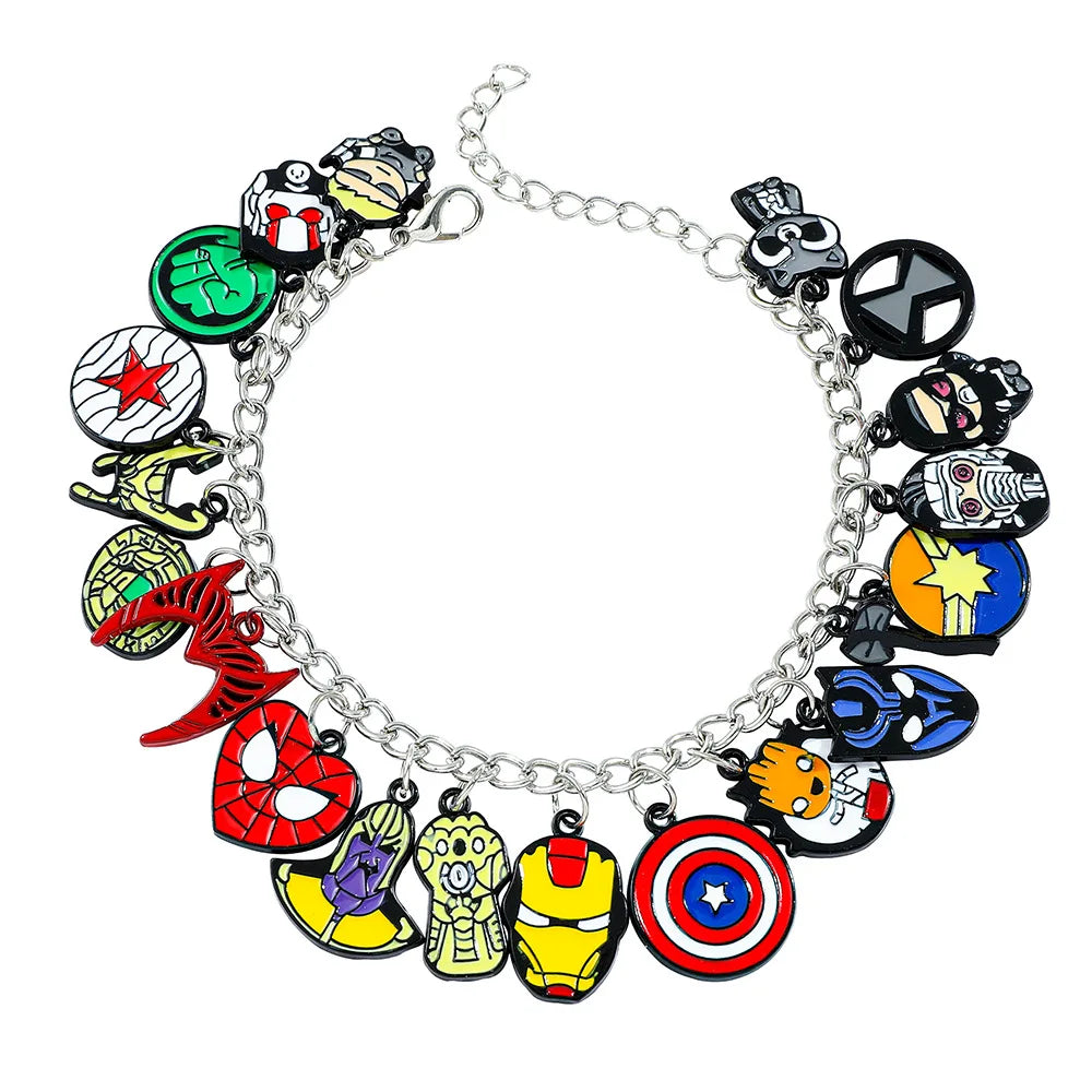Marvel Avengers Bracelet – Iron Man, Thanos & Ant-Man Pendant