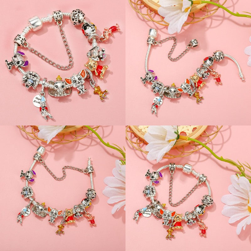 Marvel Spider-Man Charm Bracelet – Mask Clasp & Soaring City Beads