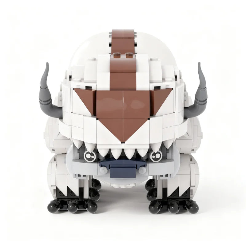 Avatar: The Last Airbender Appa Sky Bison Building Blocks – 1,650-Piece DIY Set