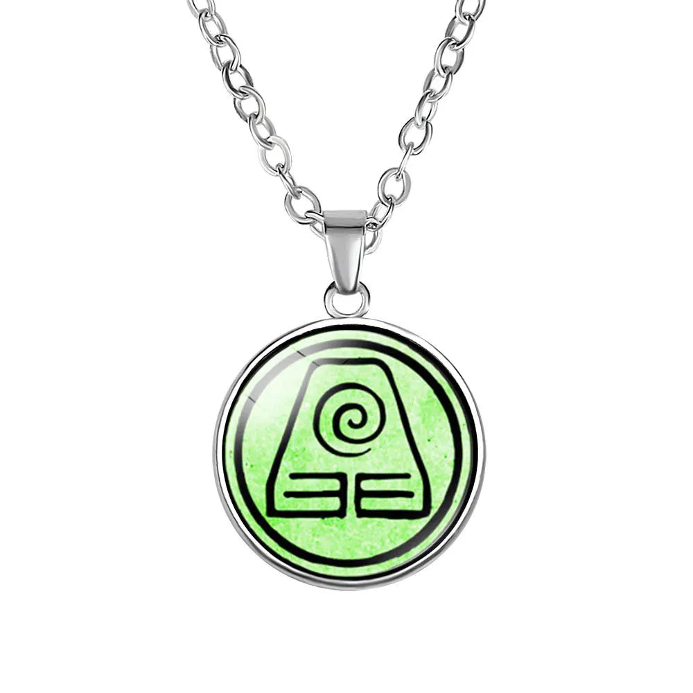 Avatar: The Last Airbender Four Elements Necklace Set – Air, Water, Earth & Fire