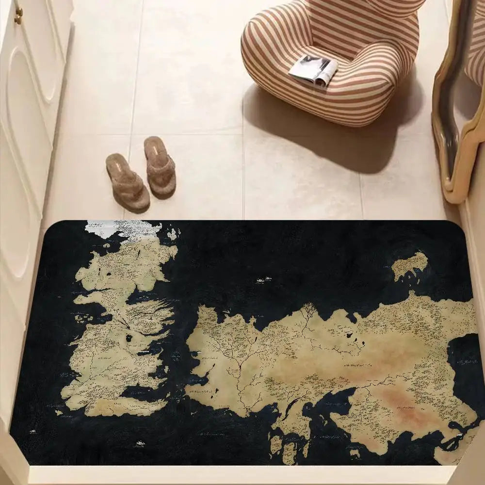 Game of Thrones Floor Mat – Anti-Slip Absorbent Fantasy Rug