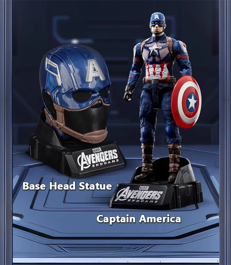 Iron Man MK85 & Captain America Action Figure – Articulated Marvel Collectible Toy