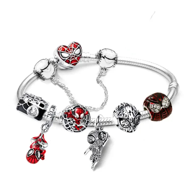 Marvel Avengers Charm Bracelet – Captain America, Iron Man, Thor & Hulk