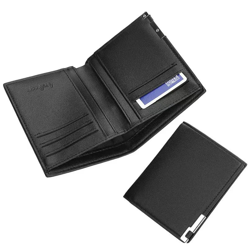 Spider Web Graphic Wallet – Stylish Minimalist Men’s Casual Wallet