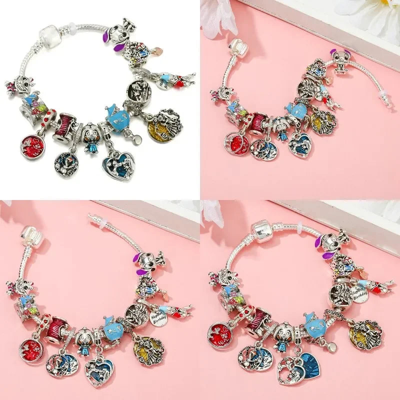 Marvel Avengers Charm Bracelet – Captain America, Iron Man, Thor & Hulk
