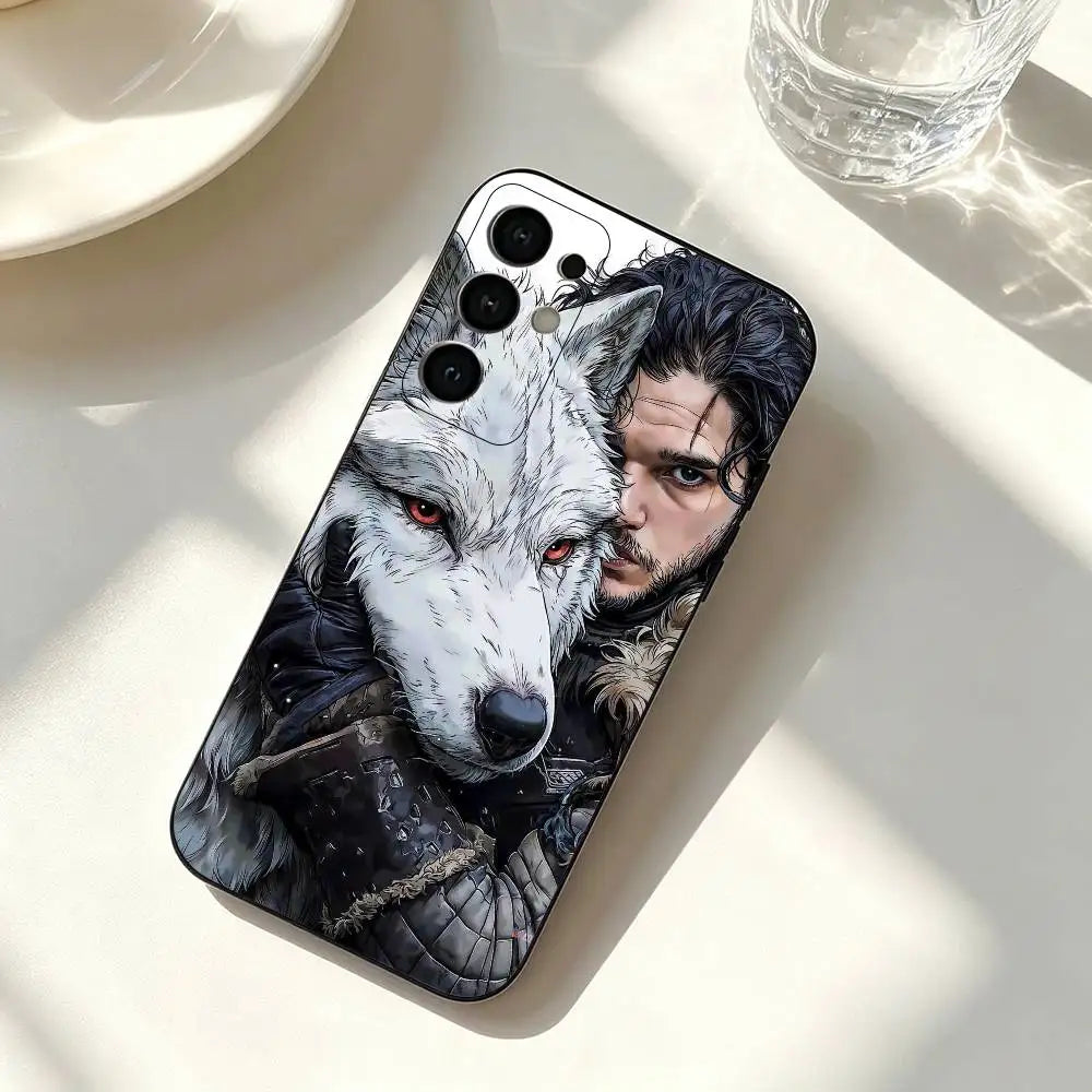 Game of Thrones Samsung Galaxy Case – Soft Silicone Black Phone Cover