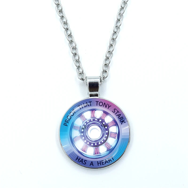 Tony Stark Arc Reactor Necklace – “Proof That Tony Stark Has a Heart” Pendant