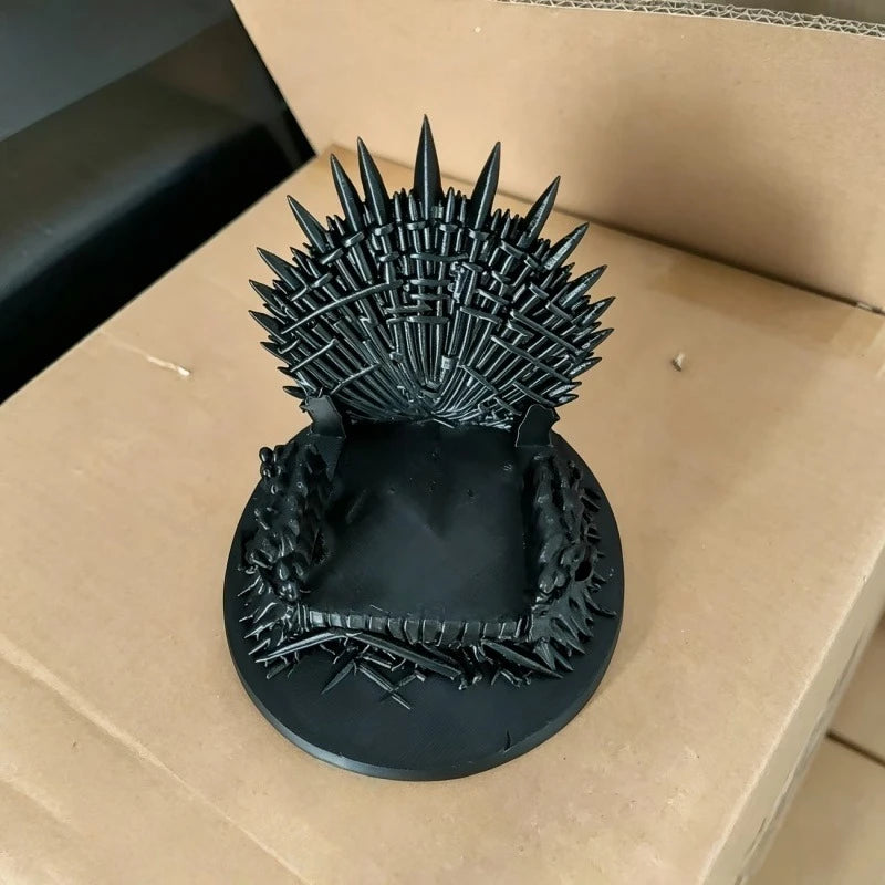 Game of Thrones Sword Throne Phone Stand – 3D Printed Fantasy Desk Decor