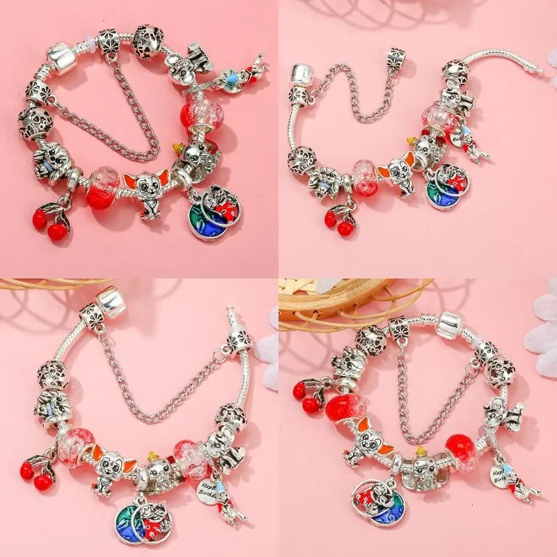 Marvel Avengers Charm Bracelet – Captain America, Iron Man, Thor & Hulk