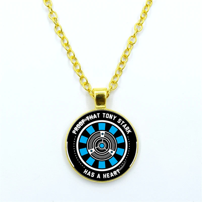 Tony Stark Arc Reactor Necklace – “Proof That Tony Stark Has a Heart” Pendant