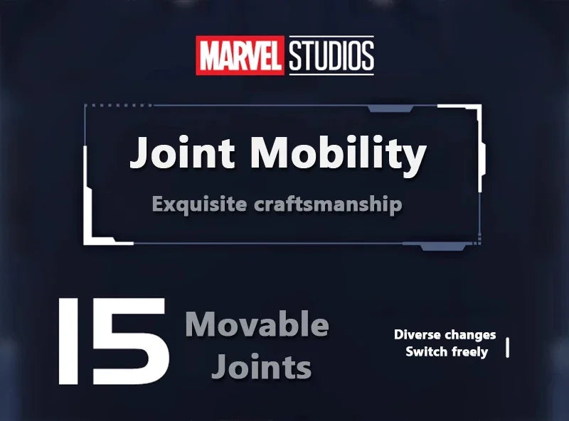 Iron Man MK85 & Captain America Action Figure – Articulated Marvel Collectible Toy