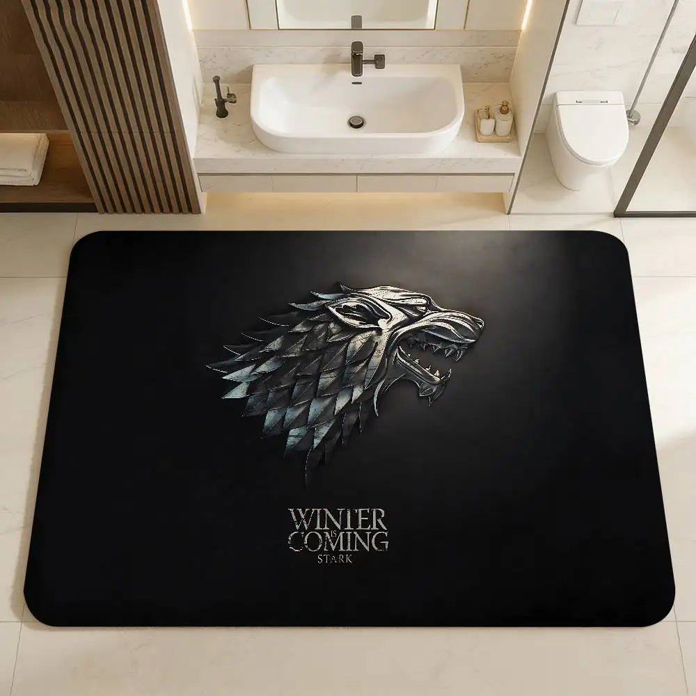 Game of Thrones Floor Mat – Anti-Slip Absorbent Fantasy Rug