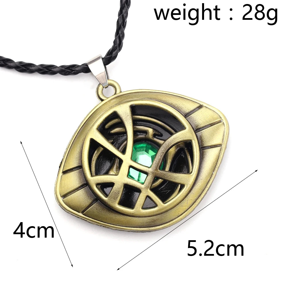 Doctor Strange Eye of Agamotto Necklace – Marvel Superhero Cosplay Pendant