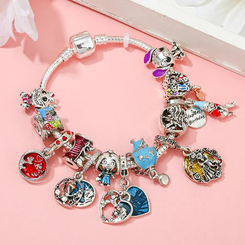 Marvel Avengers Charm Bracelet – Captain America, Iron Man, Thor & Hulk