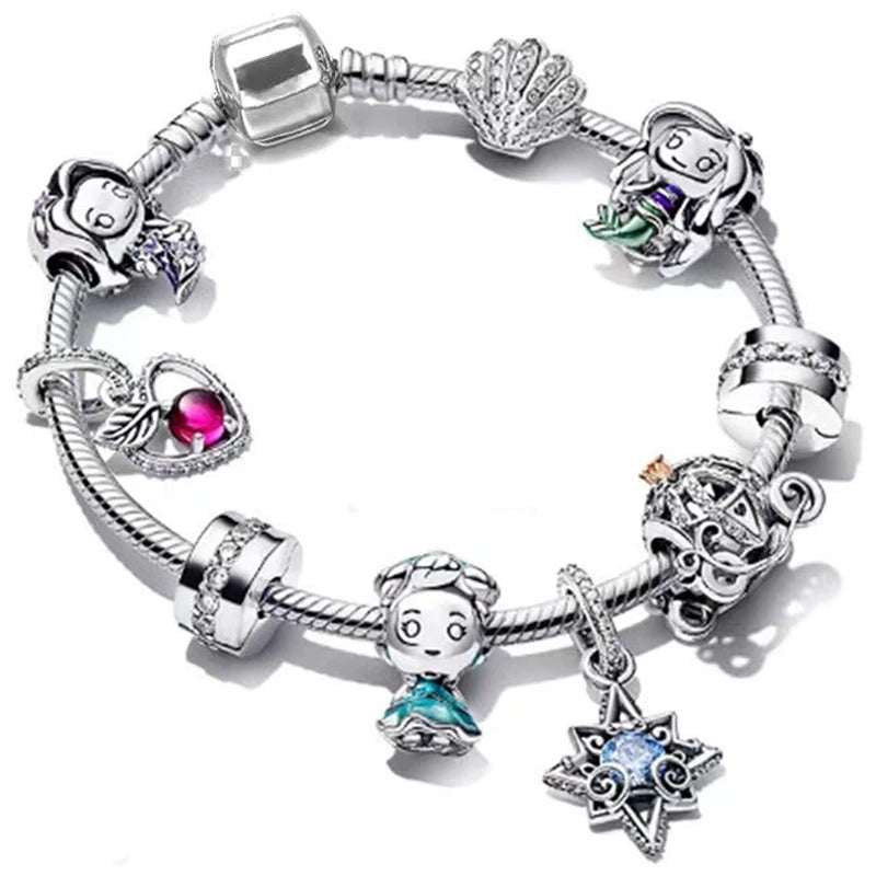 Marvel Spider-Man Charm Bracelet – Mask Clasp & Soaring City Beads