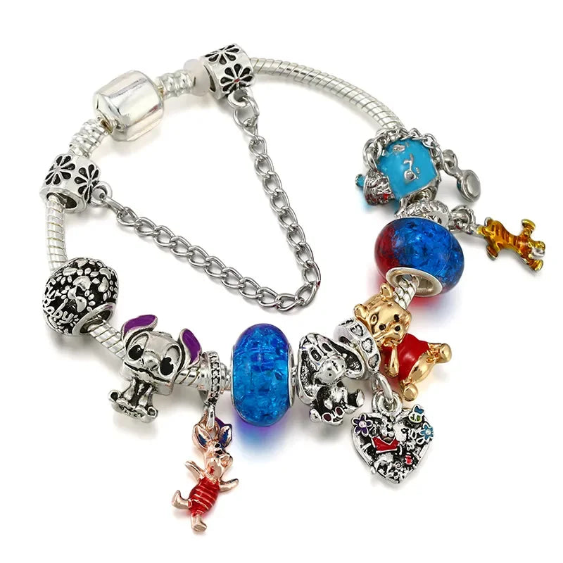Marvel Avengers Charm Bracelet – Captain America, Iron Man, Thor & Hulk