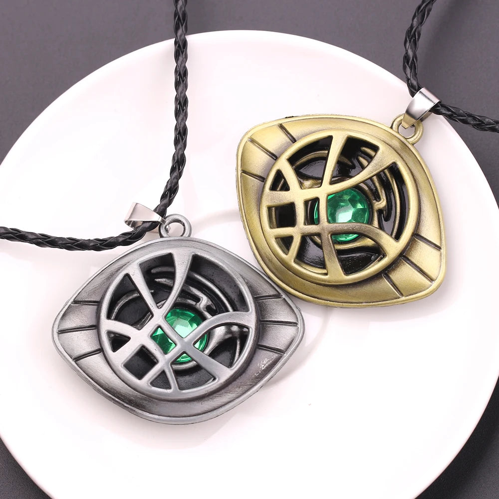 Doctor Strange Eye of Agamotto Necklace – Marvel Superhero Cosplay Pendant