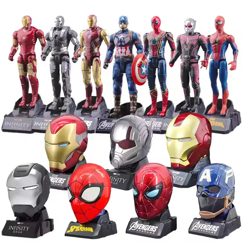 Iron Man MK85 & Captain America Action Figure – Articulated Marvel Collectible Toy