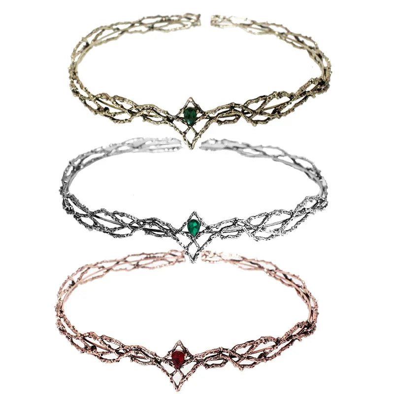 Thranduil Elven Crown – Adjustable Fantasy Cosplay Headband & Hair Accessory