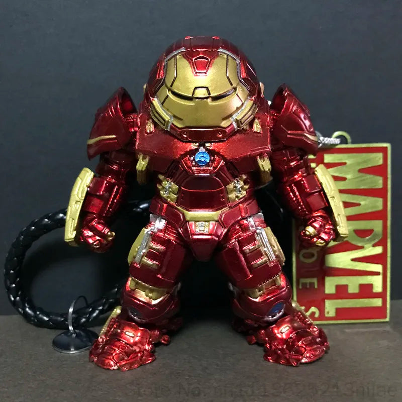 Marvel Superhero Keychain – Iron Man, Captain America & Spider-Man Pendant