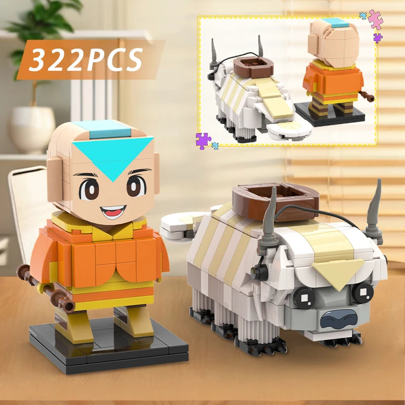 Avatar: The Last Airbender Aang & Appa 2-in-1 Building Blocks Set