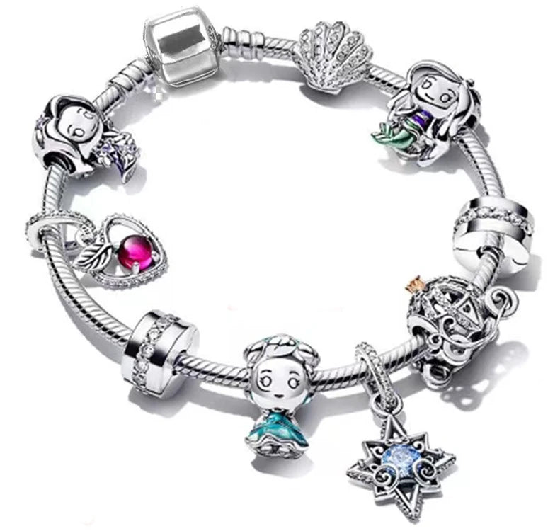 Marvel Spider-Man Charm Bracelet – Mask Clasp & Soaring City Beads