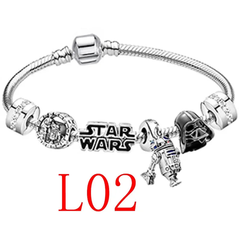 Marvel Avengers Charm Bracelet – Captain America, Iron Man, Thor & Hulk