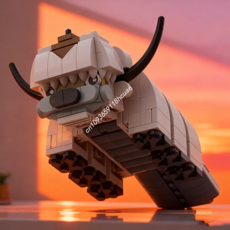Avatar: The Last Airbender Appa Mini Building Blocks – 289-Piece DIY Model Set