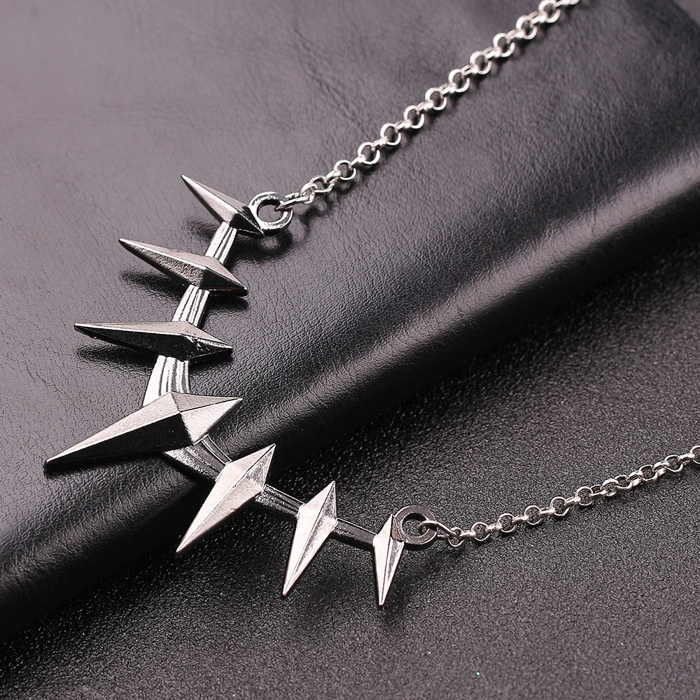 Black Panther Claw Necklace – Superhero Pendant Chain for Men