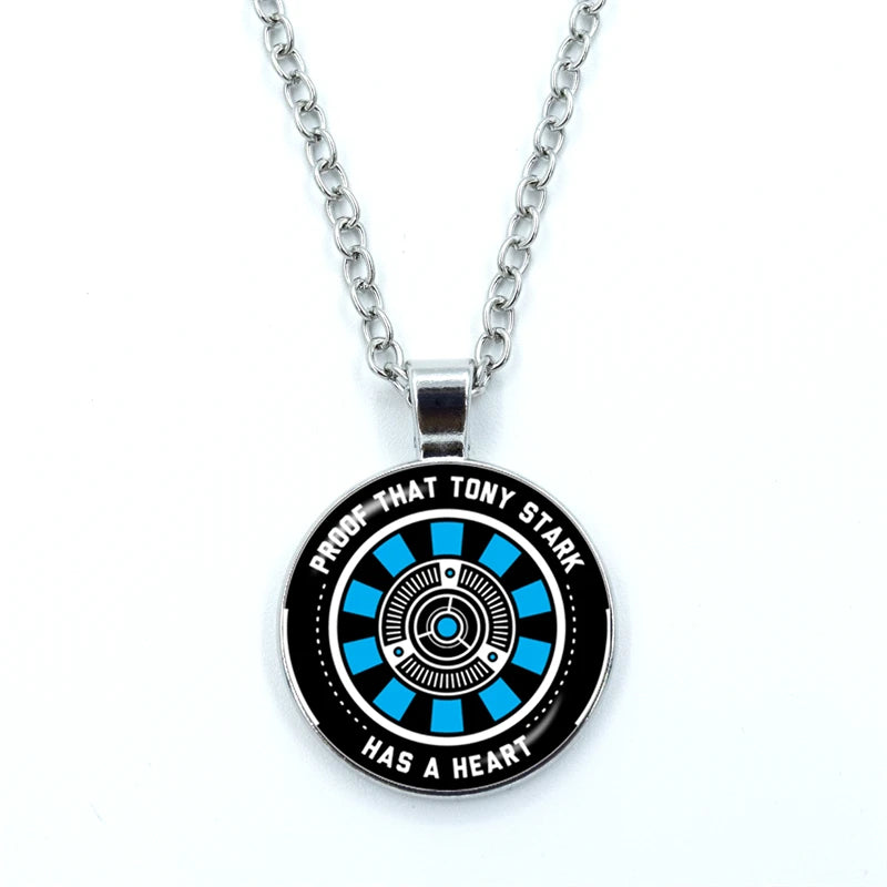 Tony Stark Arc Reactor Necklace – “Proof That Tony Stark Has a Heart” Pendant