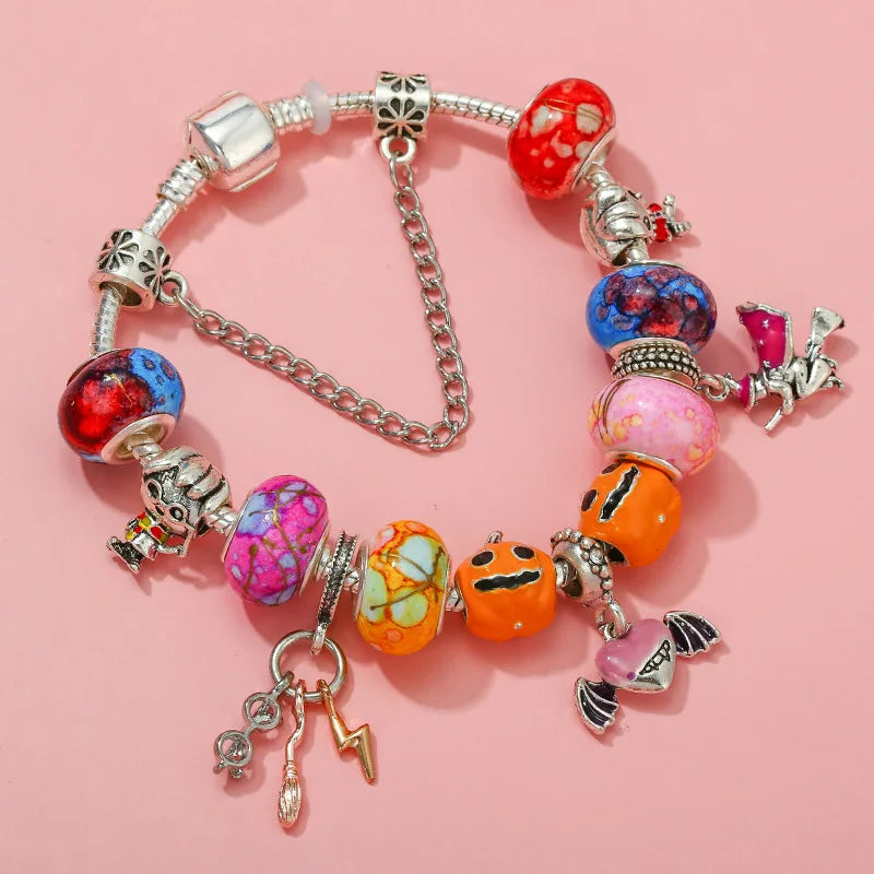 Marvel Avengers Charm Bracelet – Captain America, Iron Man, Thor & Hulk