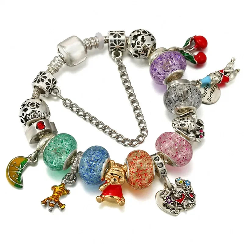 Marvel Avengers Charm Bracelet – Captain America, Iron Man, Thor & Hulk