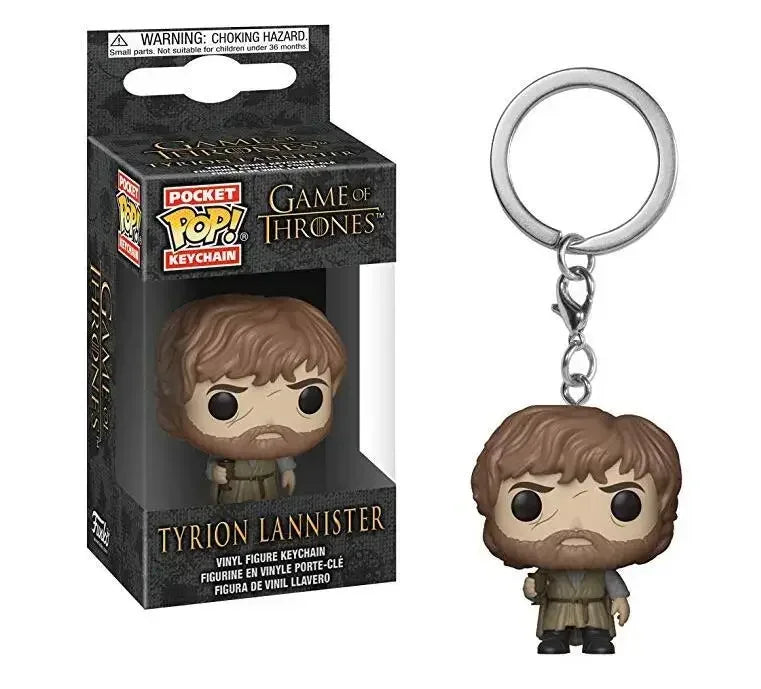 Game of Thrones Funko Pop! Keychain – Jon Snow & Tyrion Collectible Figure