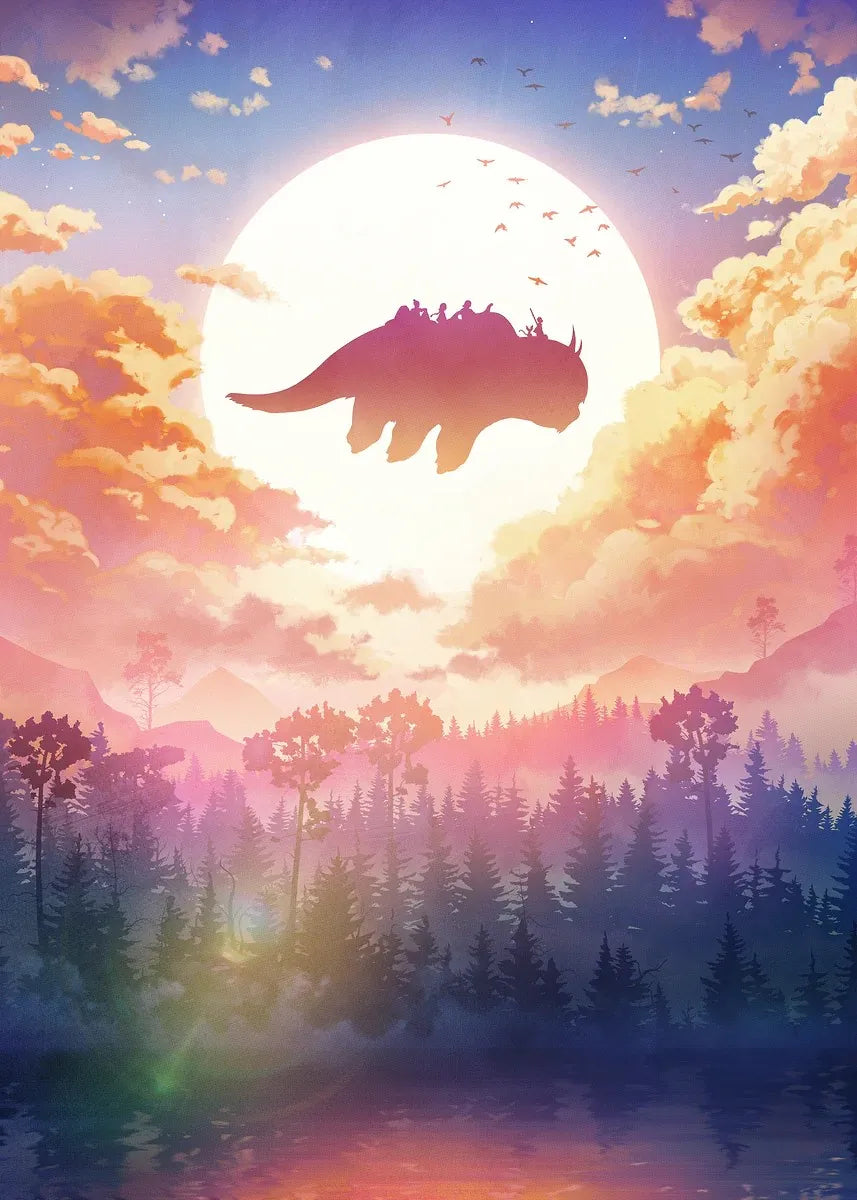 Avatar: The Last Airbender Elemental Posters – Air, Earth, Fire & Water Wall Art