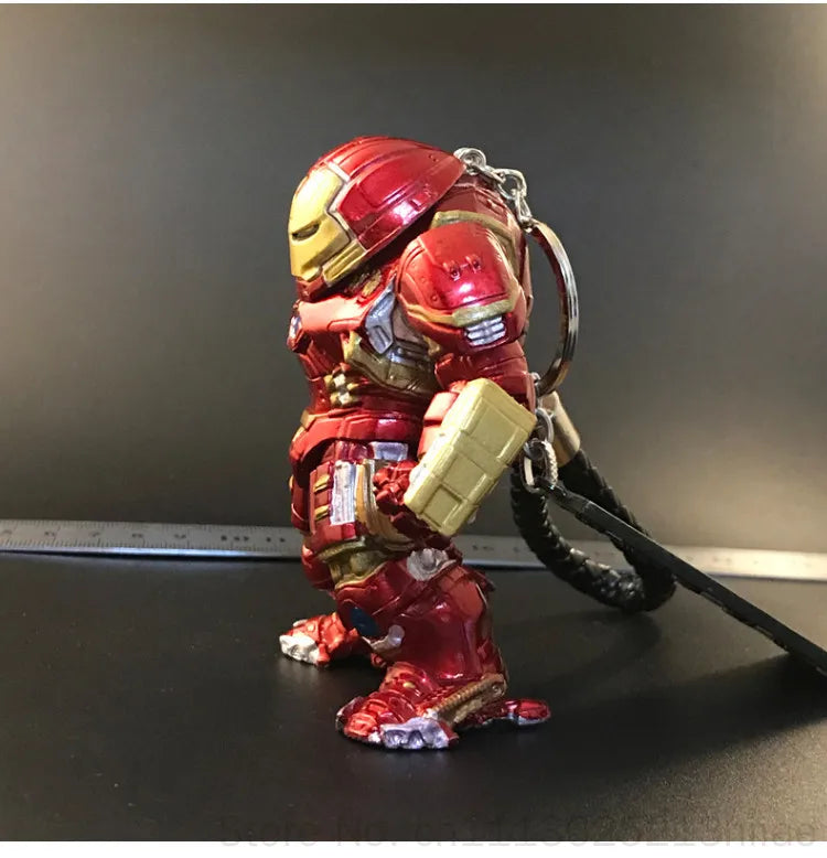 Marvel Superhero Keychain – Iron Man, Captain America & Spider-Man Pendant