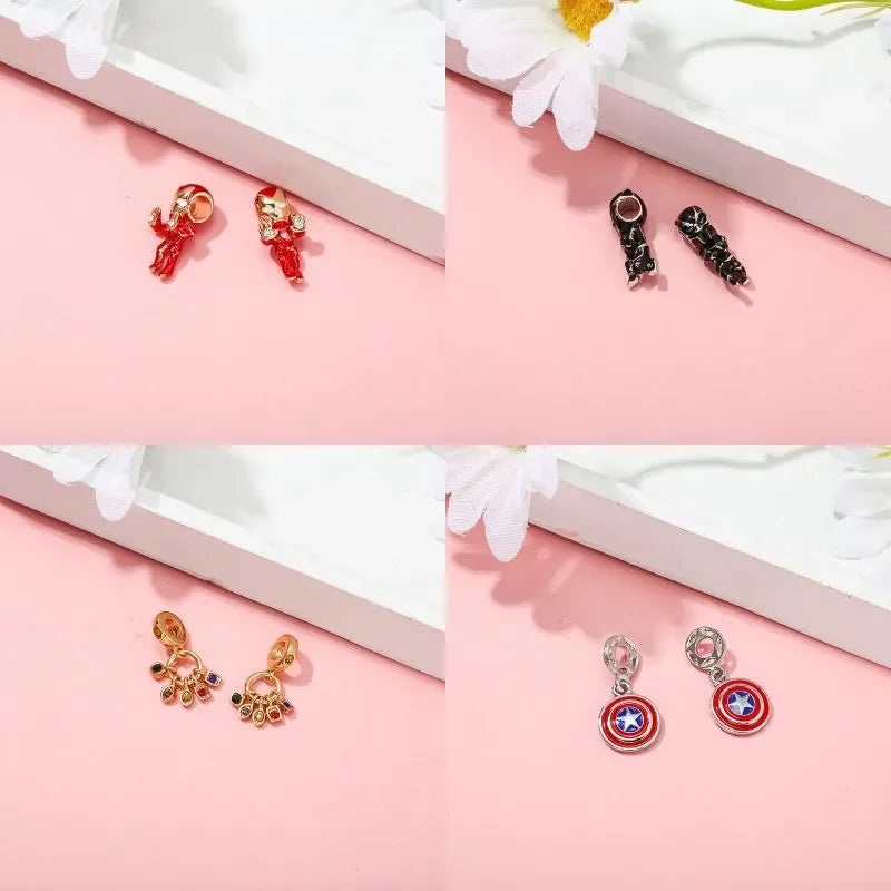 Marvel Avengers Charm Bracelet – Captain America, Iron Man, Thor & Hulk