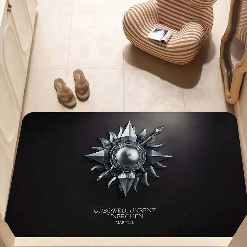 Game of Thrones Floor Mat – Anti-Slip Absorbent Fantasy Rug