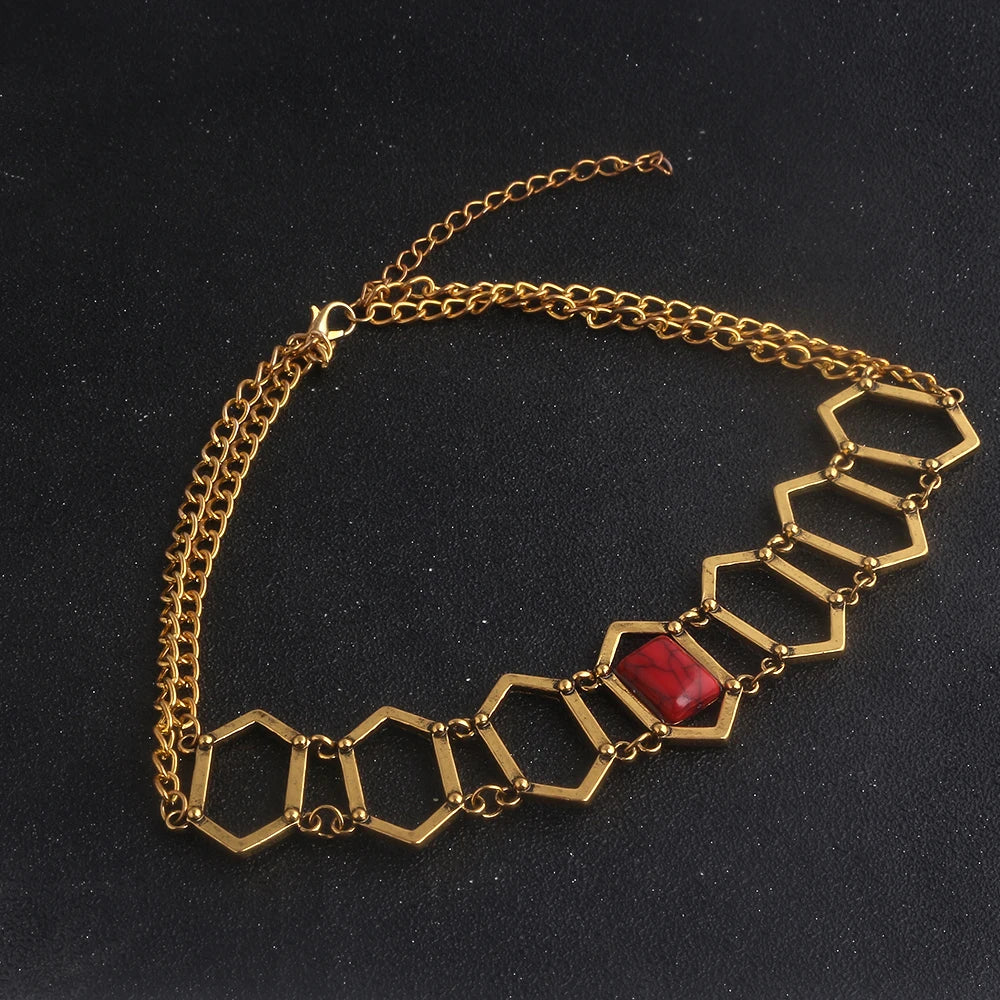 Melisandre Ruby Necklace – Game of Thrones Priestess Cosplay Pendant