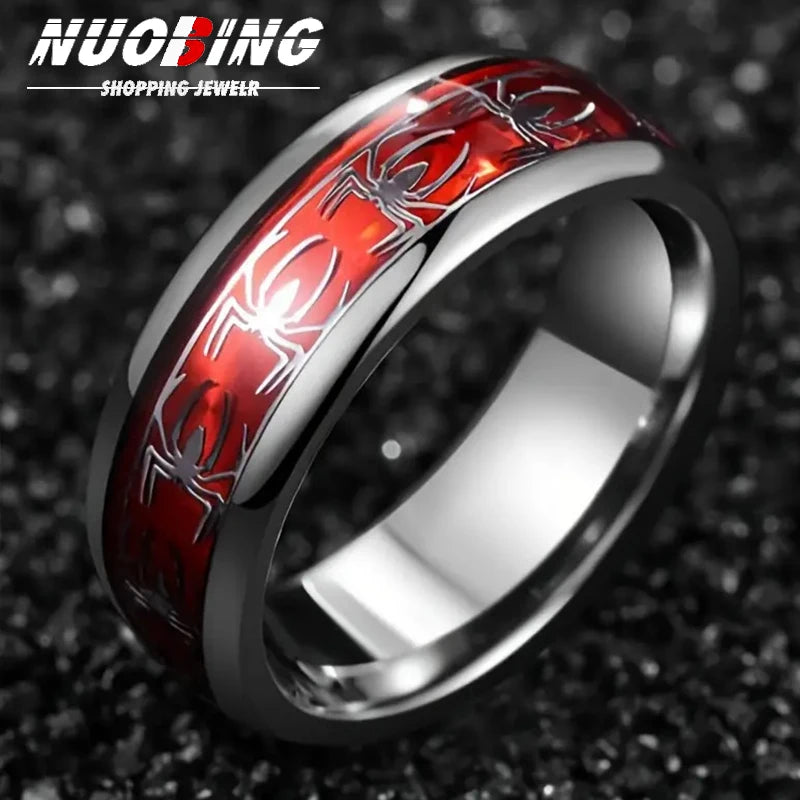 Spider Punk Ring – Stainless Steel Unisex Animal Statement Jewelry