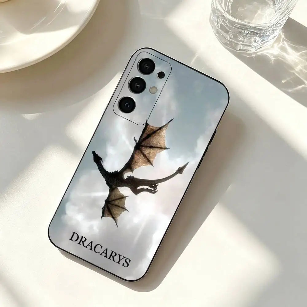 Game of Thrones Samsung Galaxy Case – Soft Silicone Black Phone Cover