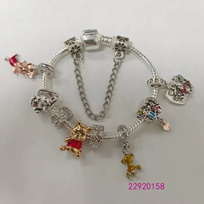 Marvel Avengers Charm Bracelet – Captain America, Iron Man, Thor & Hulk