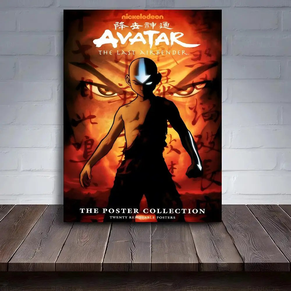 Avatar: The Last Airbender Poster – HD Anime Canvas Wall Art